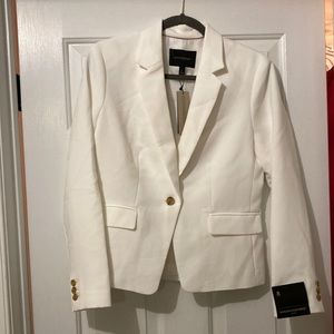 Banana Republic cream/white blazer